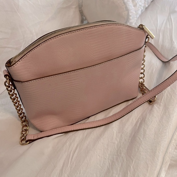 Anne Klein Bow Dome Crossbody Bag Pink - Picture 3 of 7